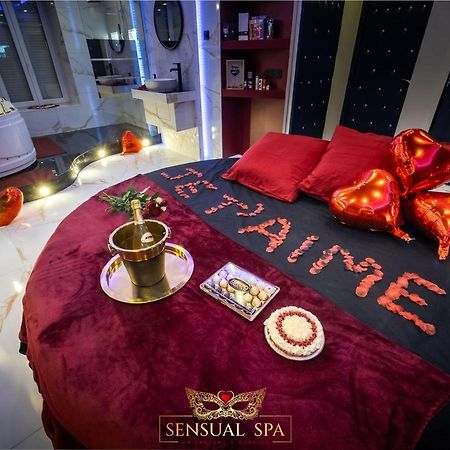Sensual Spa- Love Room Jacuzzi Hammam Terrasse ナンシー エクステリア 写真